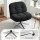 Artiss Swivel Nursing Armchair Lounge Chair 360-Degree Rotation Corduroy Steel Base 100kg Black Indoor Accent