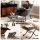 Artiss Velvet Grey Armchair & Ottoman Set - Premium Upholstery, Sturdy Metal Frame, 150kg Capacity, Easy Assembly