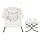 Artiss Velvet White Armchair & Ottoman Set - Premium Comfort, Sturdy Metal Frame, Ergonomic Design, Easy Assembly