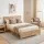 Artiss King Single Wooden Bed Frame Acacia Finish 14 Slats 7 Legs 150kg Capacity Sturdy Base 122×210cm