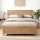 Artiss King Single Wooden Bed Frame Acacia Finish 14 Slats 7 Legs 150kg Capacity Sturdy Base 122×210cm