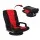 Artiss Floor Gaming Chair with 360 Swivel 6-Position Backrest 150 kg Black and Red Foldable Design