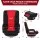 Artiss Floor Gaming Chair with 360 Swivel 6-Position Backrest 150 kg Black and Red Foldable Design