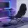 Artiss Foldable Racing Simulator Cockpit Seat with Steel Wheel Stand Adjustable Pedals and Gear Shifter Mount Black