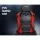 Artiss Racing Simulator Cockpit, Steel & PVC Leather, Black/Red, 130x48.5x110cm, Adjustable, Compatible with Logitech