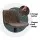 Artiss Rushal 4x Bar Stools - Vintage Brown Leather, Adjustable Gas Lift, 360° Swivel, Elegant Design, 1-Year Warranty