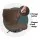 Artiss Frawley 4x Bar Stools - Vintage Leather, Adjustable Gas Lift, 360° Swivel, Brown, Timeless Elegance