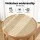Artiss Bar Stools, Rattan Seat, Beechwood Frame, 65cm Height, Pine Finish, Set of 4, Classic Design, Easy Assembly