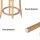 Artiss Bar Stools, Rattan Seat, Beechwood Frame, 65cm Height, Pine Finish, Set of 4, Classic Design, Easy Assembly