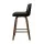 Artiss 4x Felipe Swivel Bar Stools, 87cm Black PU Leather, Padded Wooden Frame, Steel Footrest, 360° Seat
