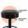Artiss 4x Bar Stools Black PU Leather Padded Swivel Gas Lift Adjustable 59-81cm Chrome Base Modern Kitchen