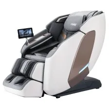 Livemor Prestige 4D Dual Mechanism Massage Chair Full Body Zero Gravity Recliner with Extended SL Track