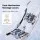 Livemor Prestige 4D Dual Mechanism Massage Chair Full Body Zero Gravity Recliner with Extended SL Track