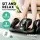 Livemor Foot Massager Shiatsu Electric Roller with Remote, Black, 59x34x25cm - Kneading, Intensity Control, Portable