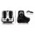 Livemor Shiatsu Electric Foot Massager, Silver, 47x47x44cm - Ankle, Calf, Leg Kneading for Relaxation & Circulation