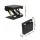 Artiss Adjustable Foot Rest Stool Under Desk with Massage Cushion Pad, Black, Metal Frame, 32x32x29cm, No Assembly