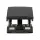 Artiss Adjustable Foot Rest Stool Under Desk with Massage Cushion Pad, Black, Metal Frame, 32x32x29cm, No Assembly