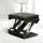 Artiss Adjustable Foot Rest Stool Under Desk with Massage Cushion Pad, Black, Metal Frame, 32x32x29cm, No Assembly