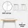 Artiss Bar Stools Set, Wooden Pine and White, 64cm Seat Height, Stylish Saddle Design, Durable and Rust-Proof