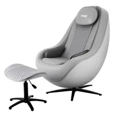 Livemor 3D Roli Electric Massage Chair Recliner, Zero Gravity, 133cm SL-Track, Heated Waist, Bluetooth, Grey PU Leather