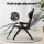 Livemor Massage Chair Electric Recliner Foldable PU Leather Home Massager with Heat, 10 Motors, 9 Modes, Black