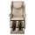 Livemor 3D OLIN Electric Massage Chair Recliner, White & Beige PU Leather, Full Body Scanning, Zero Gravity, Bluetooth