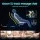 Livemor 3D OLIN Electric Massage Chair Recliner, White & Beige PU Leather, Full Body Scanning, Zero Gravity, Bluetooth