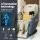 Livemor Massage Chair Electric Recliner, Leather, Grey - Full Body 3D Massager with Zero Gravity & Bluetooth Speaker