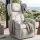 Livemor ZENO Electric Massage Chair Recliner with Airbag Compression, Bluetooth Speaker and 4 Auto Programs Beige