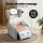 Livemor ZENO Electric Massage Chair Recliner with Airbag Compression, Bluetooth Speaker and 4 Auto Programs Beige