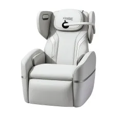 Livemor ZENO Electric Massage Chair Recliner with Airbag Compression, Bluetooth Speaker and 4 Auto Programs Beige