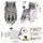 Livemor Full Body Massage Chair VEGA with Foot Rollers Heat Air Compression and Reclining Backrest