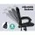 Artiss Massage Office Chair Black PU Leather Ergonomic Executive Computer Gaming Chair Reclining with Vibration Massage