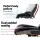 Artiss 8 Point Massage Office Chair Heated Recliner with Remote, PU Leather, Lumbar Support, Black, Adjustable Height