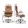 Artiss 8-Point Massage Office Chair in Premium Espresso PU Leather – High Back, Vibration Modes, Adjustable Comfort