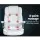 Artiss 8-Point Massage Office Chair, PU Leather, White - High Back, Adjustable, Vibrating, Ergonomic, 120kg Capacity