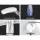 Artiss 8-Point Massage Office Chair, PU Leather, White - High Back, Adjustable, Vibrating, Ergonomic, 120kg Capacity
