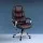Artiss 8 Point Massage Office Chair Heated PU Leather Black, Reclining, Remote Control, Lumbar Support, 150kg Capacity