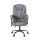Artiss Executive Office Chair 4-Point Massage Recliner Ergonomic PU Leather, Adjustable Height, 135° Recline, Grey