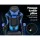 Artiss Ergonomic Massage Gaming Office Chair with Footrest, 2-Point Vibration, Recline & Adjustable Headrest