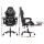 Artiss Grey 2-Point Massage Gaming Office Chair with Footrest - Ergonomic Comfort for Work & Play, 1-Year Warranty