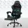 Artiss Ergonomic 6-Point Massage Gaming Office Chair with Footrest, Black - Ultimate Comfort & Style