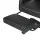 Artiss 6-Point Massage Gaming Office Chair, Black PU Leather, LED Lights, Retractable Footrest, Ergonomic Design