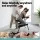 Zenses Portable Massage Chair Folding Beauty Bed 11kg 150kg Capacity Adjustable PU Leather Black