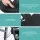 Zenses Portable Massage Chair Folding Beauty Bed 11kg 150kg Capacity Adjustable PU Leather Black