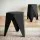 Artiss Puzzle Stool Set, Polypropylene, 36x32x45cm, Black, Stackable Bar Stools, Versatile Indoor/Outdoor Use
