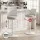Artiss Set of 4 Bar Stools 64-85cm Adjustable Swivel Gas Lift White and Grey