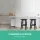 Artiss Baden Bar Stools Set of 4 - Black, Beech Wood, 66.5cm, Sturdy Saddle Seat, Anti-Slip, Ideal for Kitchen Counters