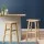 Artiss Wooden Bar Stools - Beech Wood, 66.5cm, Natural, Set of 2 - Sturdy with Anti-Slip Protection, Easy Assembly