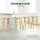 Artiss 4x Baden Bar Stools - Beech Wood, 66.5cm, Natural, Sturdy Design, Anti-Slip, 130kg Capacity, 1